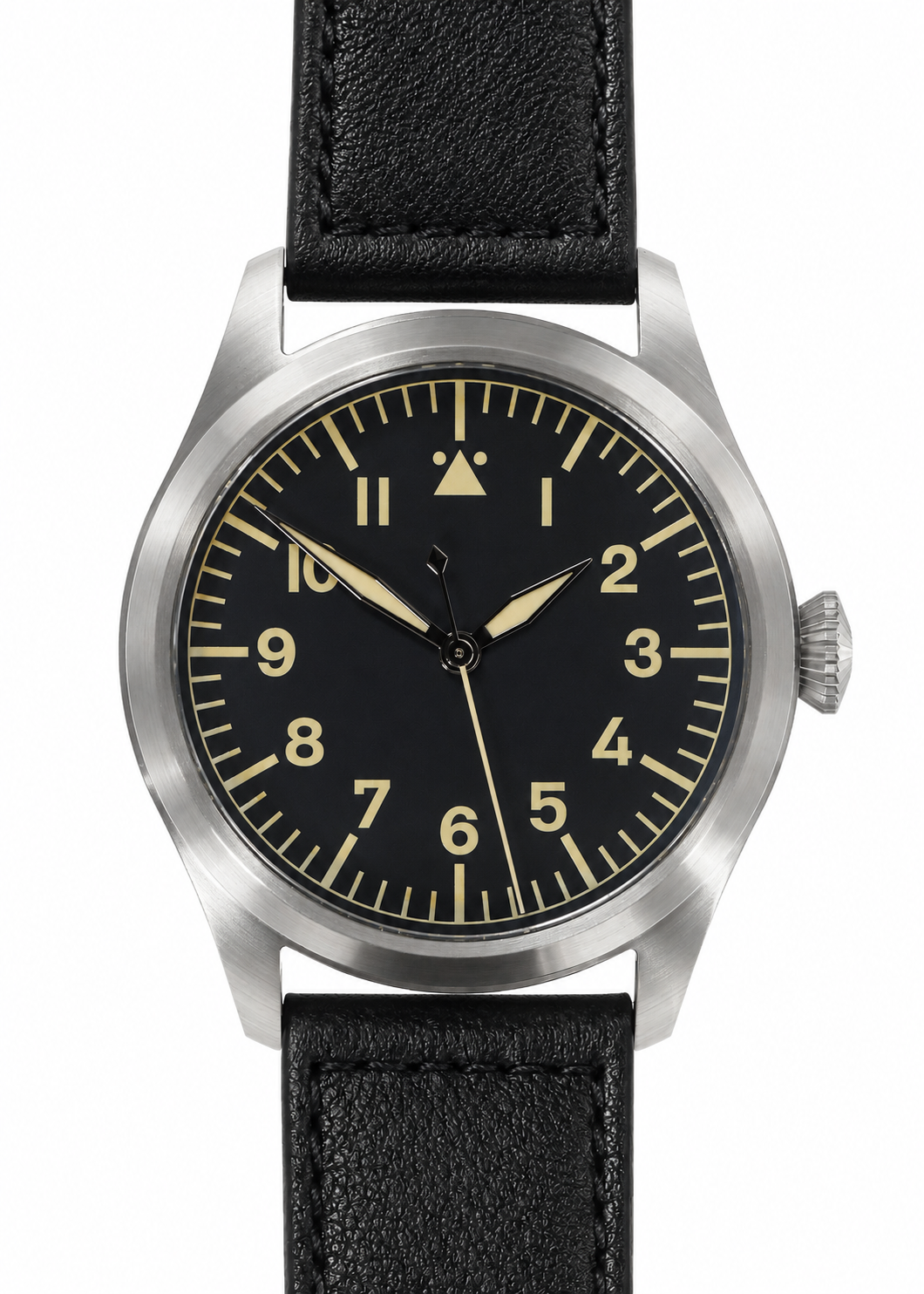 Aeschbach 46mm WWII Limited Edition XL Format Luftwaffe Pattern Military Aviators Watch with Sapphire Crystal (Copy)