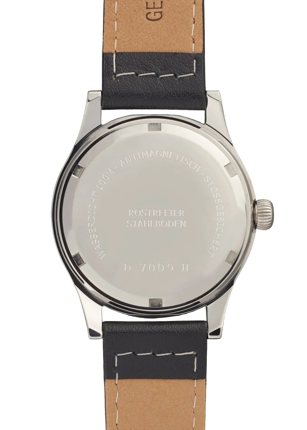 Reloj de servicio Aeschbach patrón WW2 alemán Wehrmacht y Luftwaffe (Ejército/Fuerza Aérea) con movimiento suizo Sellita SW216 de 24 joyas y cristal de zafiro abovedado vintage