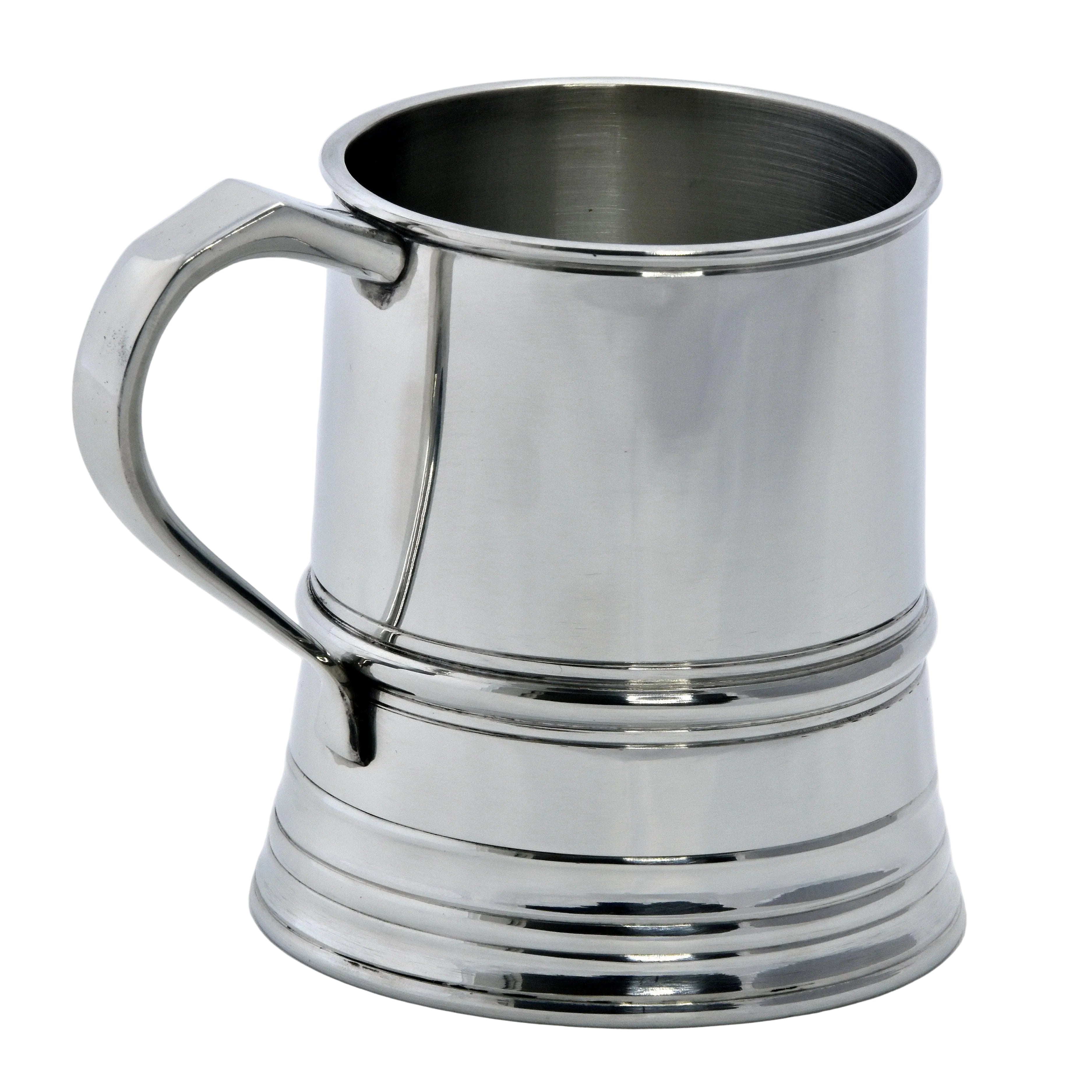 James Yates - One Pint Solid Pewter Tankard - Identical weight and dimensions as the manufacturers 19th century originals
