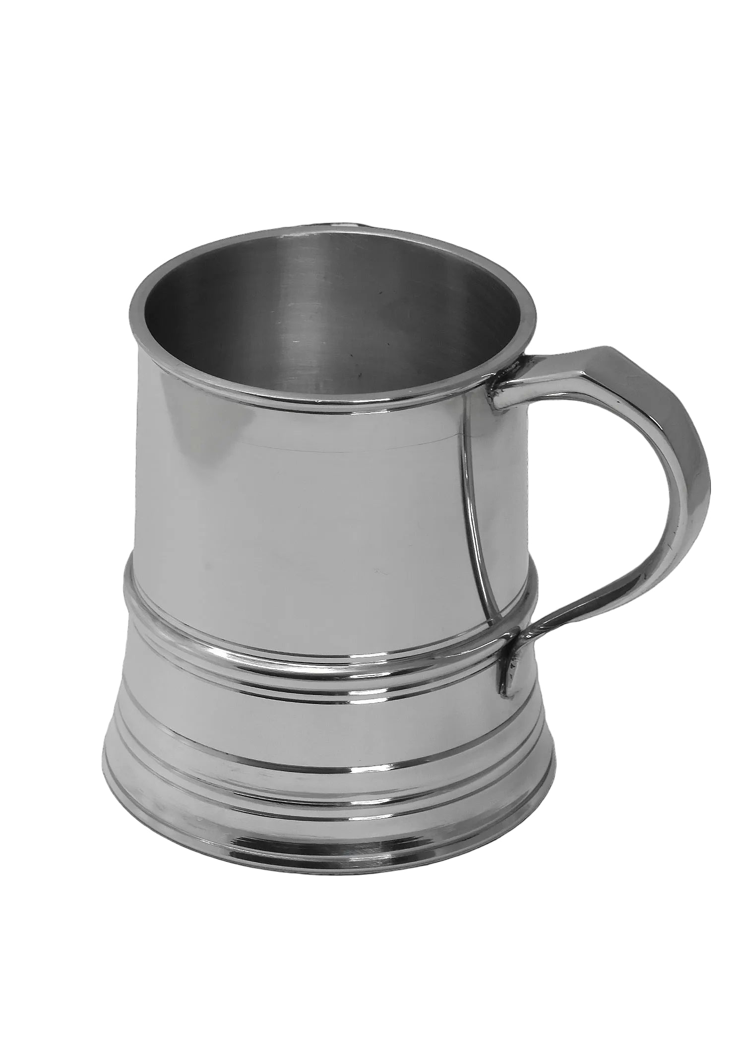 James Yates - One Pint Solid Pewter Tankard - Identical weight and dimensions as the manufacturers 19th century originals
