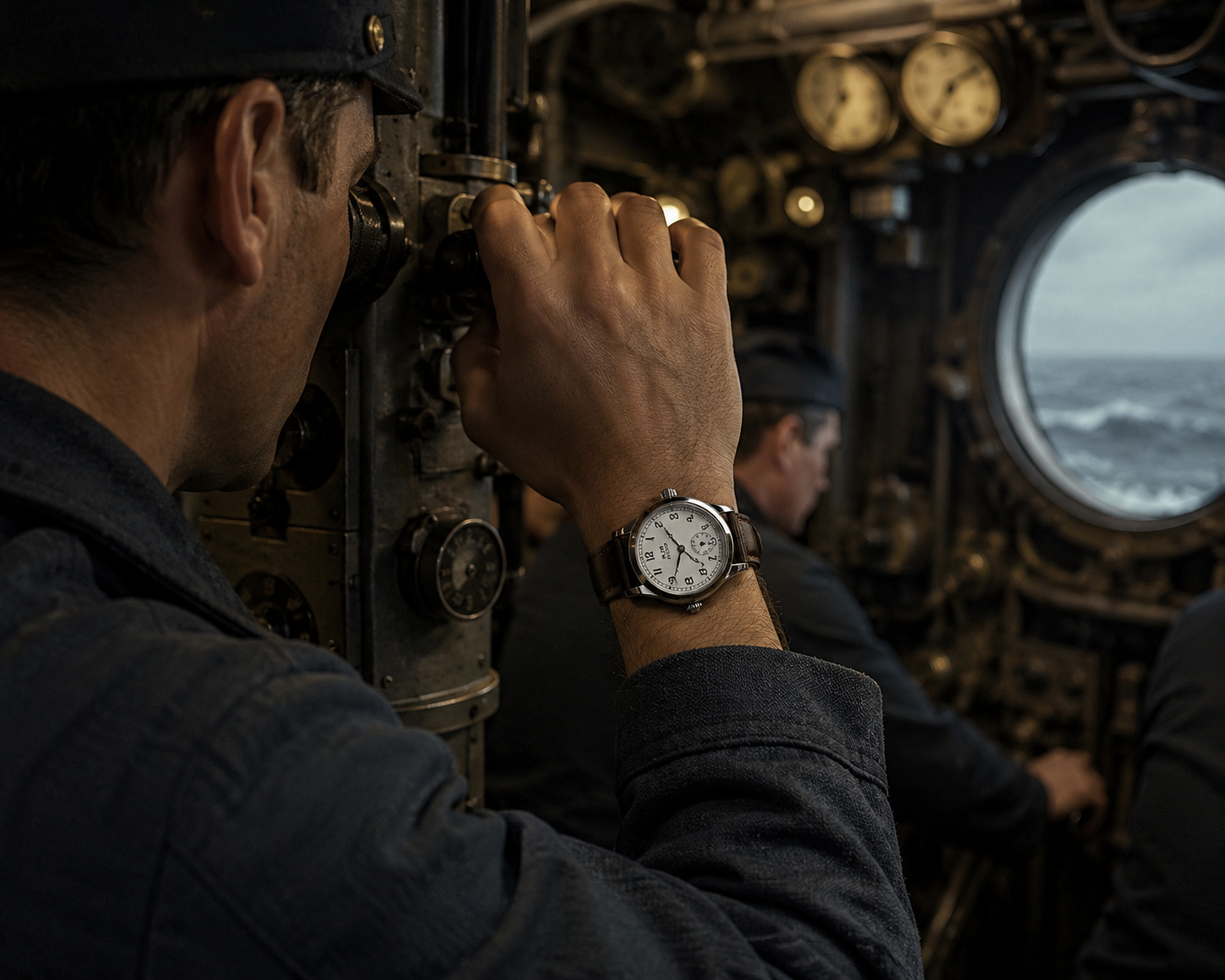 Reloj Selza Kriegsmarine (Marina alemana) patrón WW2 con movimiento mecánico automático de 21 rubíes