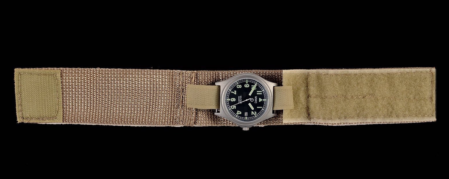 Correa de Reloj Militar Cubierta con Patrón Desértico Actual de EE. UU.