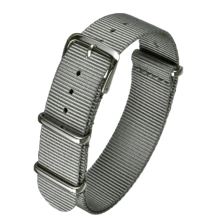 22mm Grey NATO Military Watch Strap