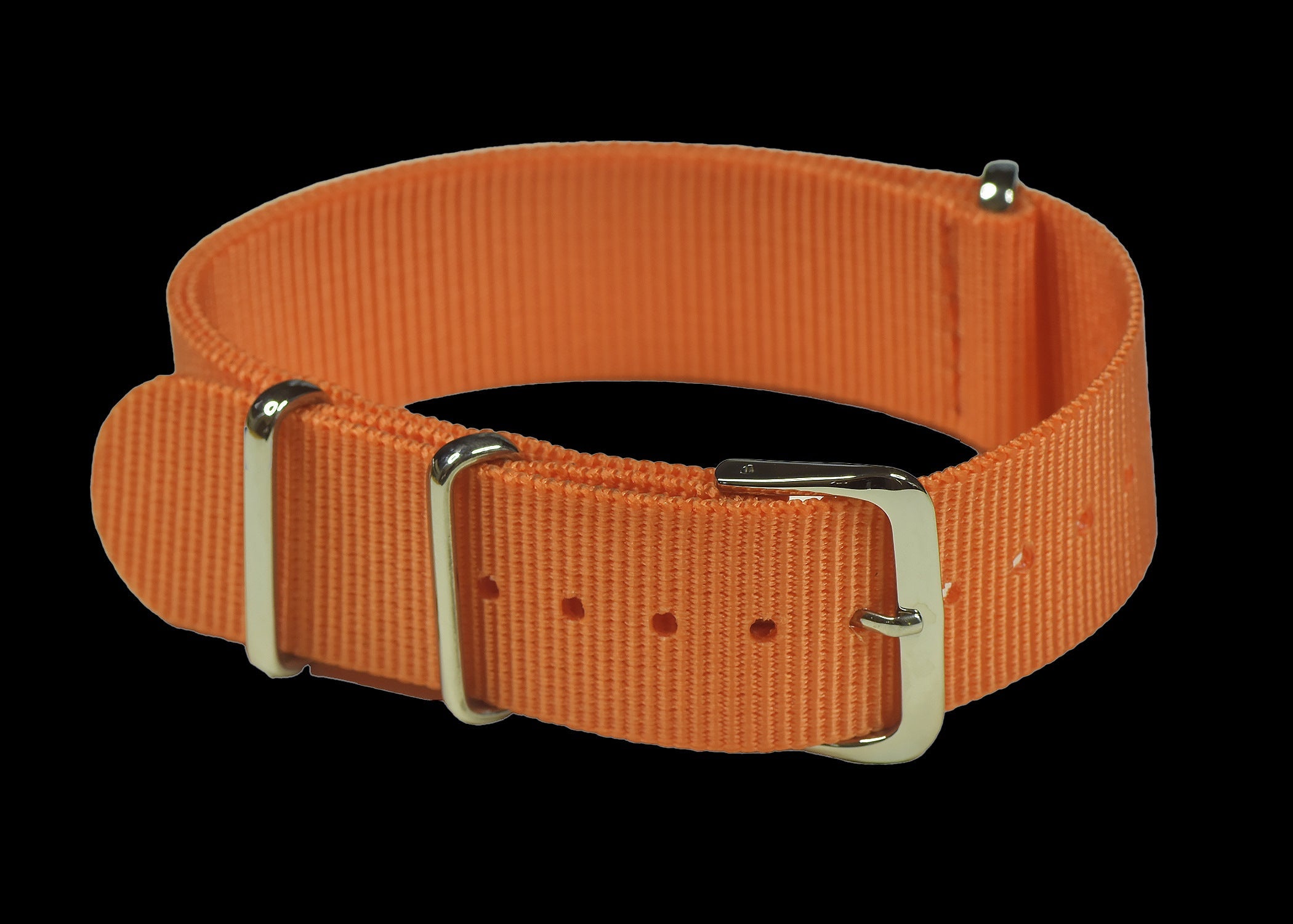 Correa de reloj militar NATO naranja SAR (variante no fluorescente) de 20 mm