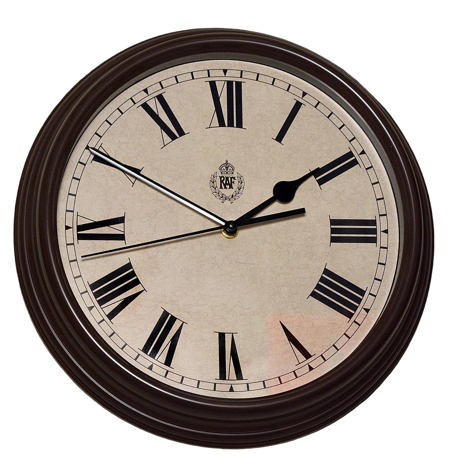 Royal Air Force 1940 Battle of Britain Pattern Replica Wall Clock with Silent Quartz Movement and Sweep Second Hand (Size 12"/30.5cm)