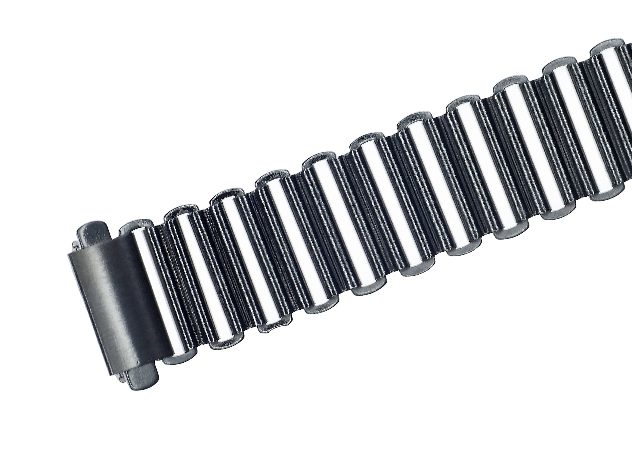 Bracelet en acier inoxydable style rétro 1940/50s "Bonklip" 20mm - Idéal pour montres anciennes ou rétro
