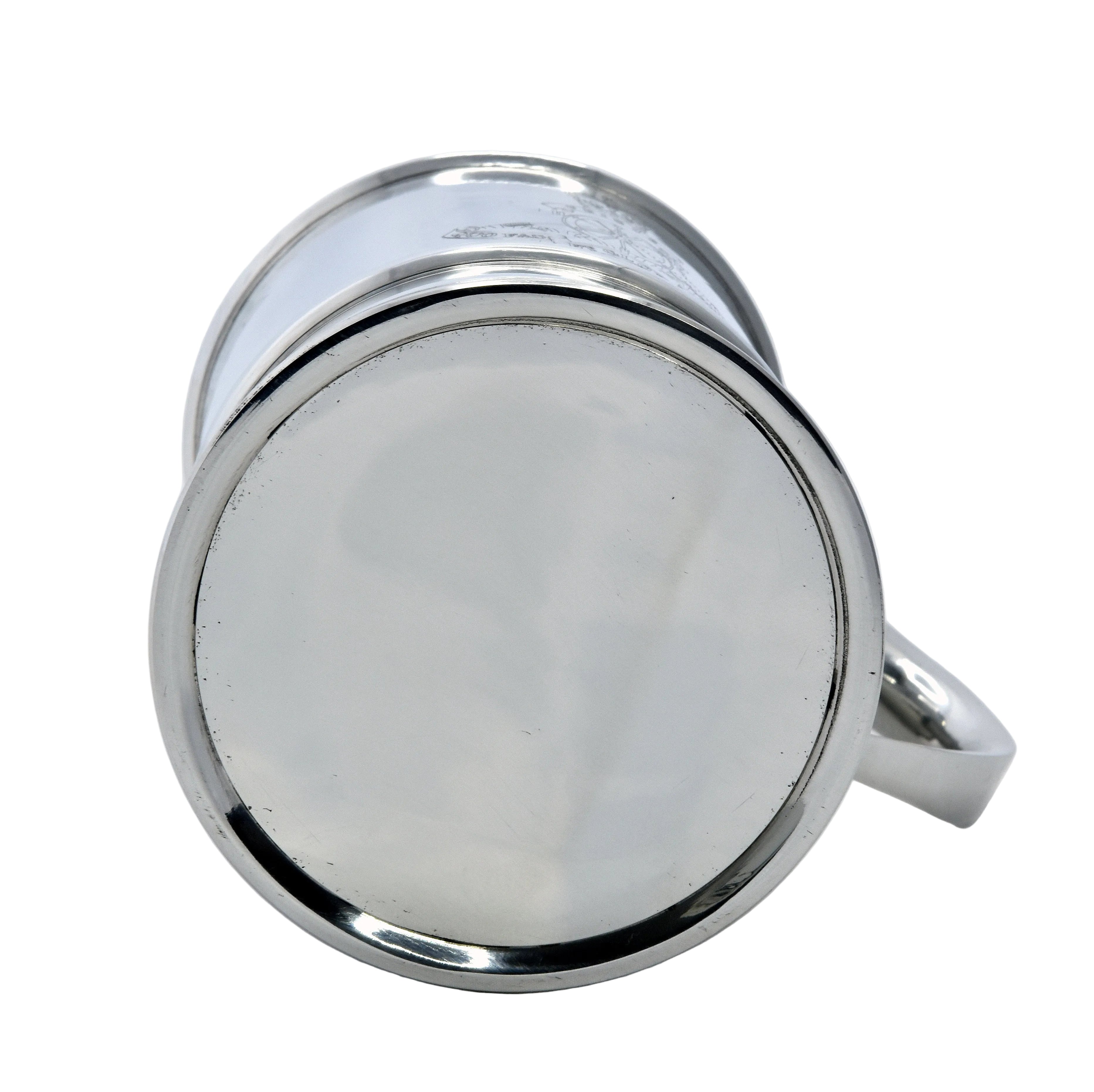 James Yates - One Pint Solid Pewter Tankard - Identical weight and dimensions as the manufacturers 19th century originals