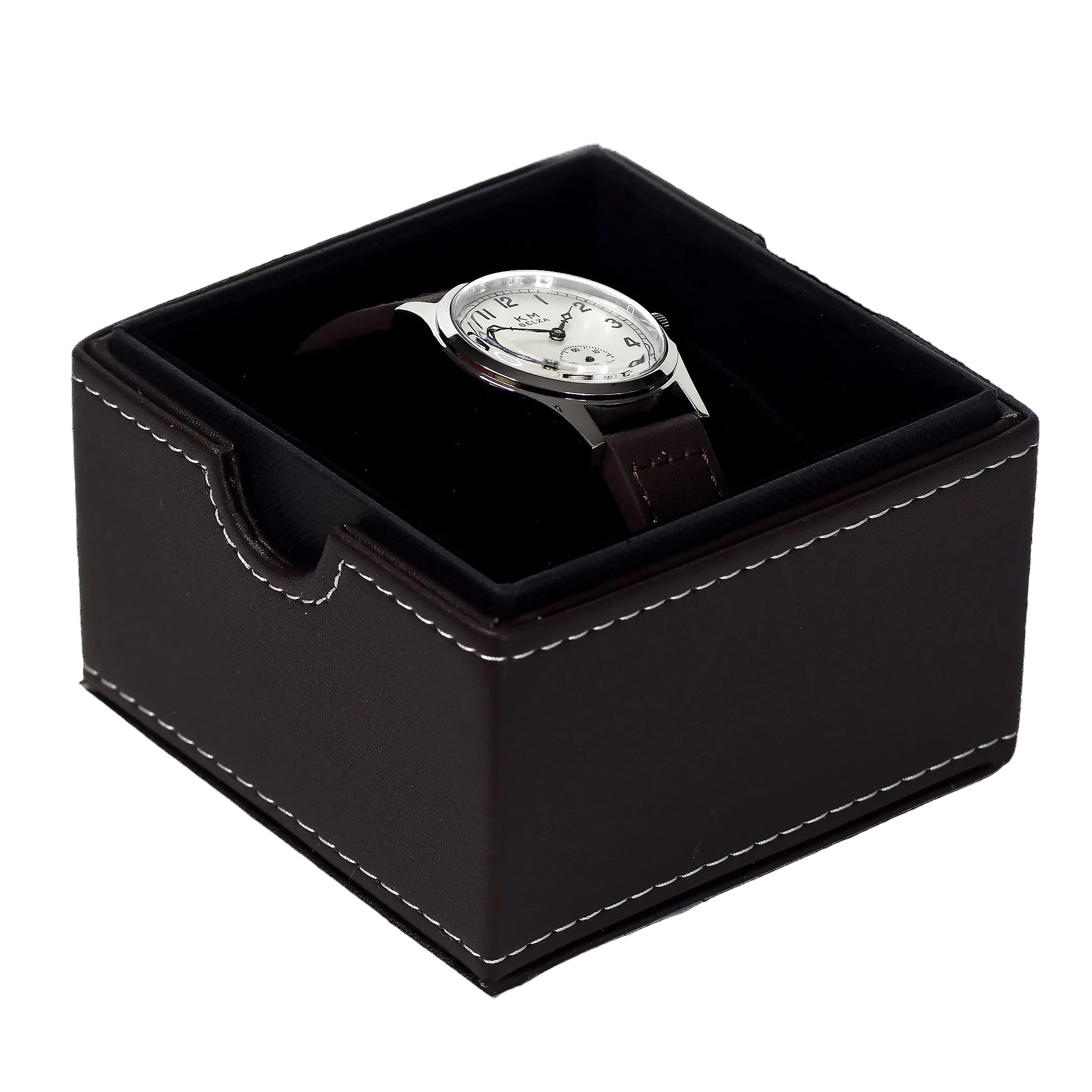 Reloj Selza Kriegsmarine (Marina alemana) patrón WW2 con movimiento mecánico automático de 21 rubíes