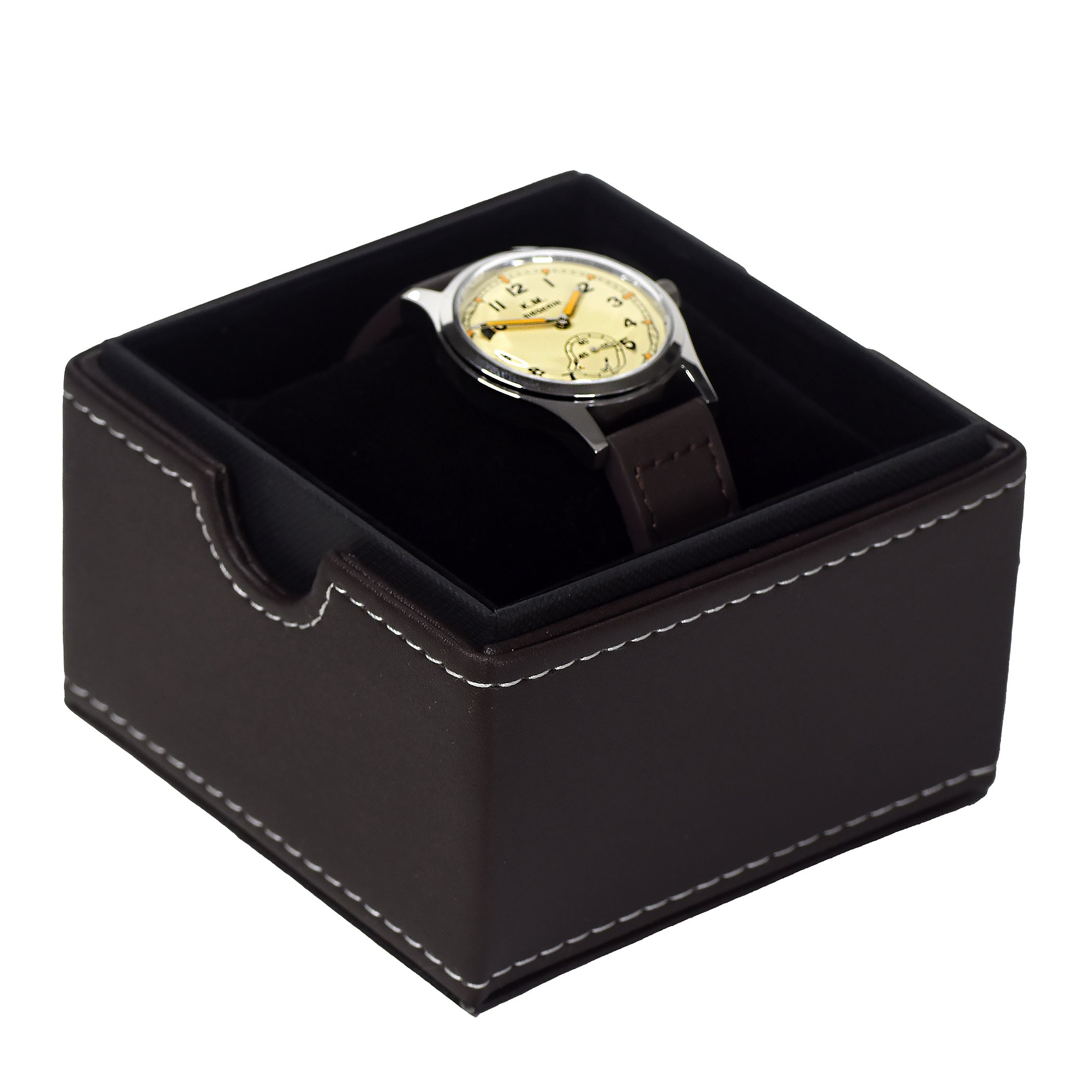 Montre Siegerin Kriegsmarine (marine allemande) motif WW2 avec mouvement mécanique automatique 21 rubis