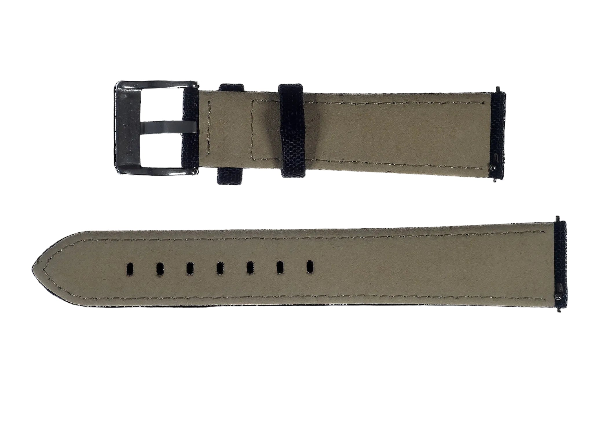 20mm Black Sailcloth CORDURA® Watchstrap