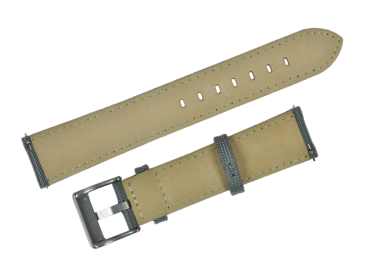 24mm Grey Sailcloth CORDURA® Watchstrap