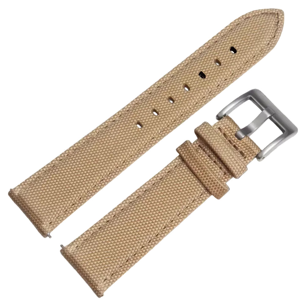 22mm Khaki Sailcloth CORDURA® Watchstrap