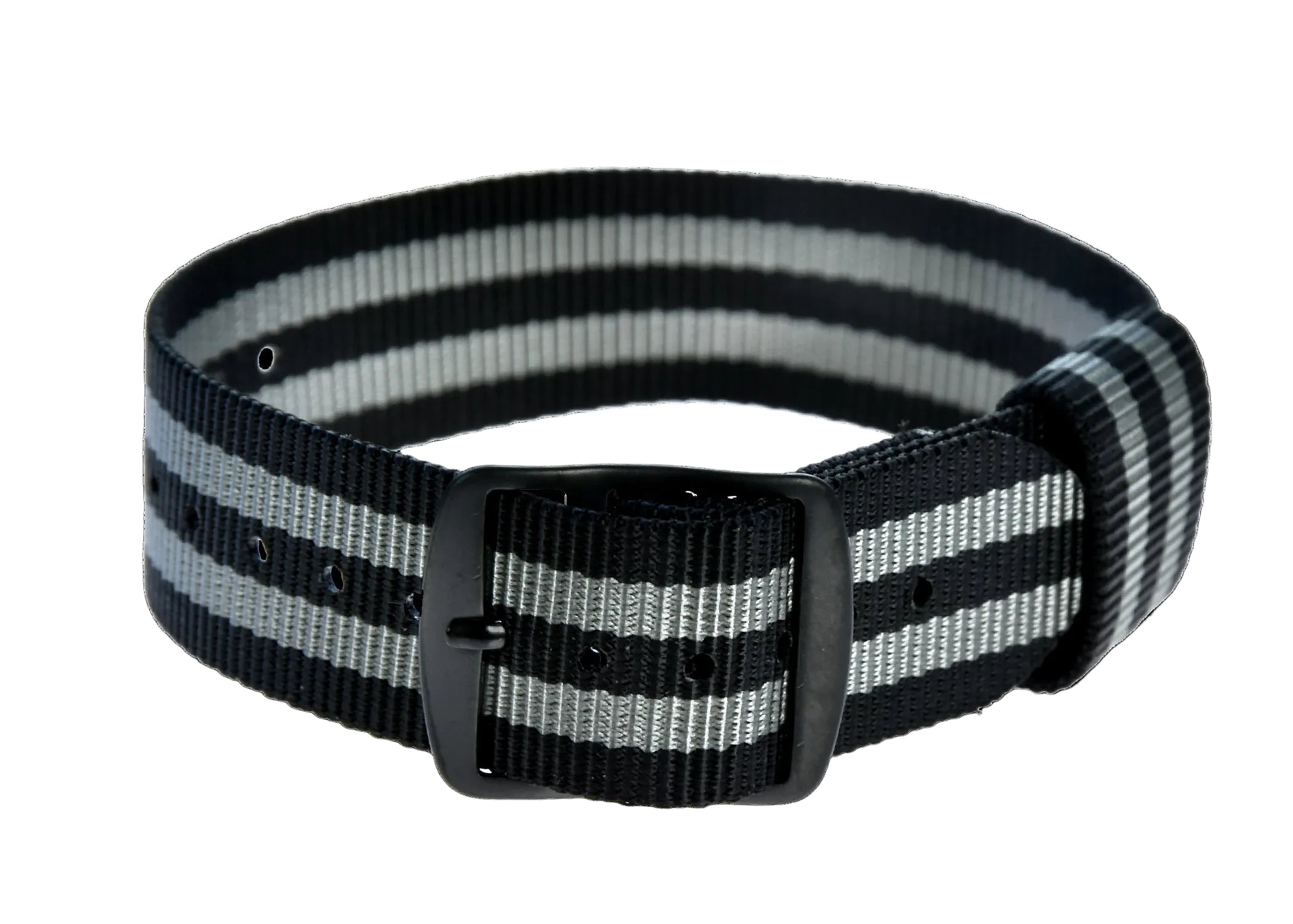 20mm US “James Bond” Pattern Military Watch Strap with Black PVD Buckles