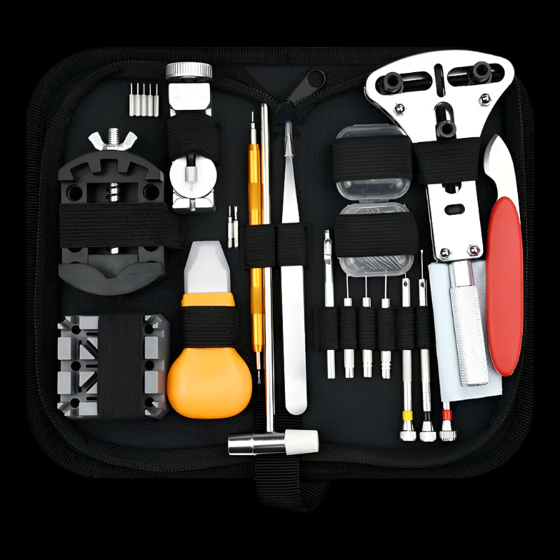 Kit professionnel de réparation de montres 140+ pièces