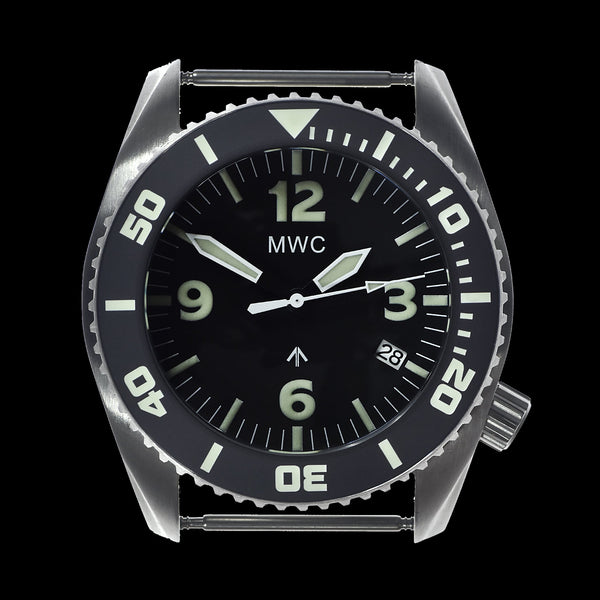 MWC "Depthmaster" 100atm / 3,280ft / 1000m Water Resistant Military Divers Watch in Stainless Steel Case with Helium Valve (Automatic)