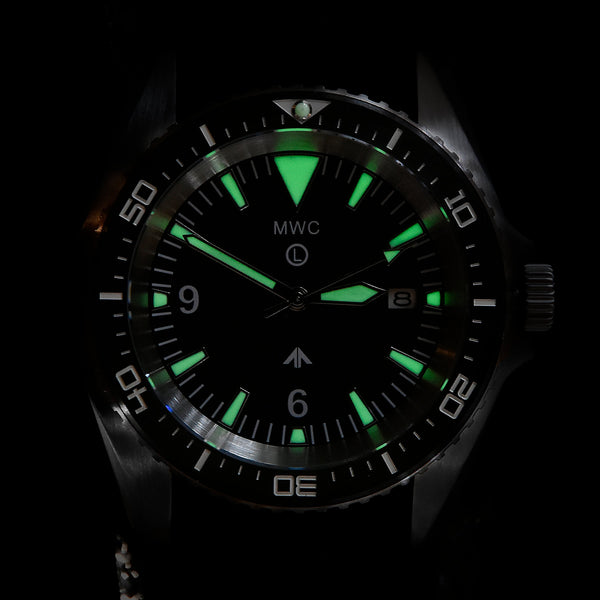 MWC Heavy Duty 300m Military Divers Watch in PVD Steel Case (Automatic) Latest Model with Ceramic Bezel and Sapphire Crystal