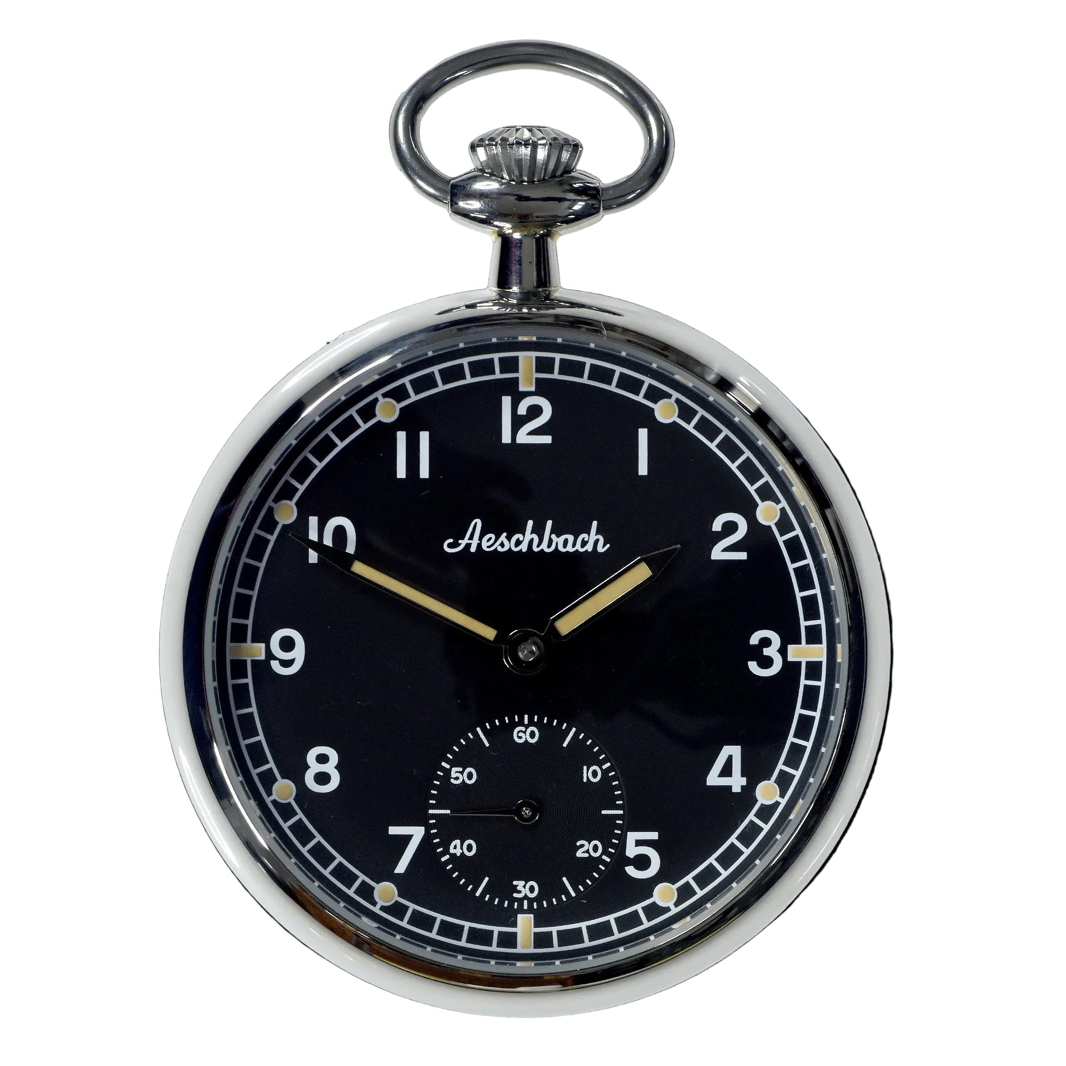 Aeschbach WW2 Muster Deutsche Luftwaffe (Luftwaffe) 17-Jewel Handaufzug Militär-Taschenuhr