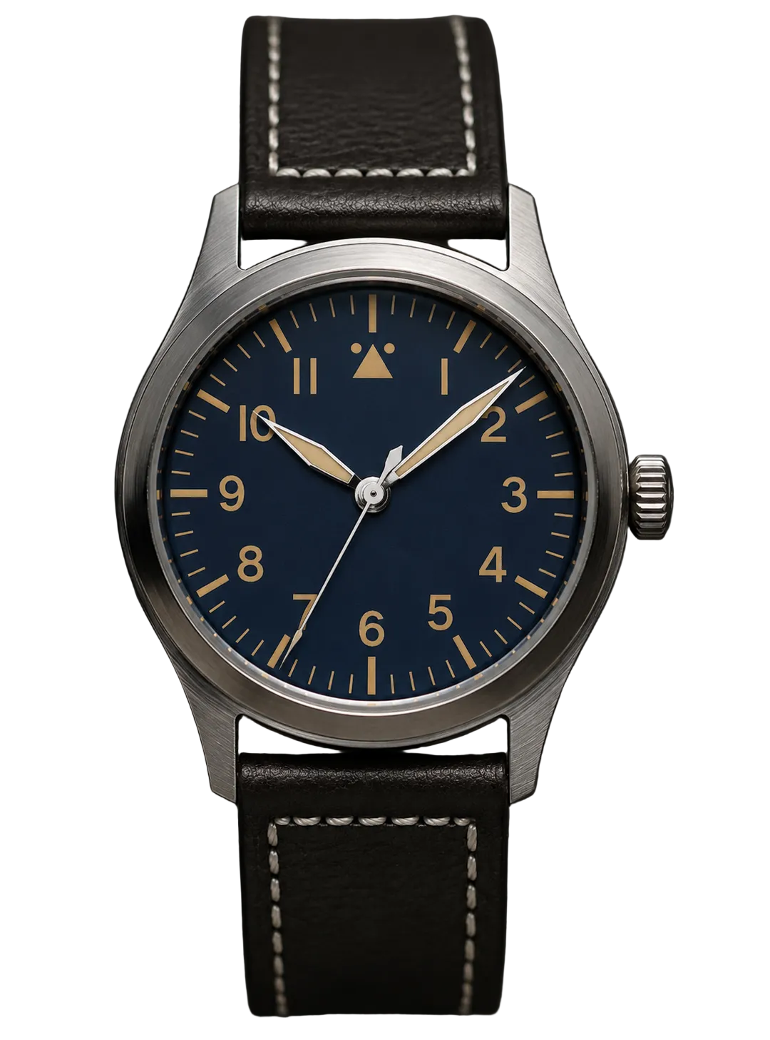 Aeschbach Classic 46mm Automatik XL Militärpiloten Uhr mit Saphirglas