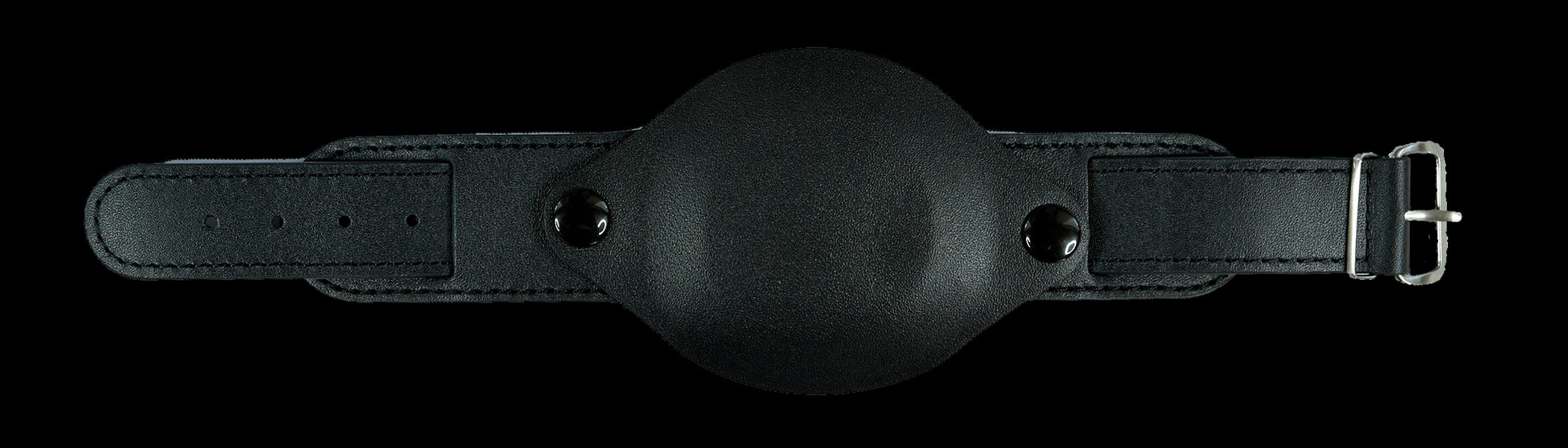 Bracelet montre militaire en cuir noir 20mm motif années 1950 avec protection de cadran