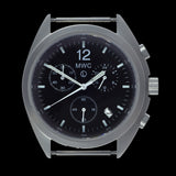 MWC NATO Pattern Stainless Steel Hybrid Military Pilots Chronograph with Sapphire Crystal