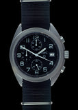 MWC NATO Pattern Stainless Steel Hybrid Military Pilots Chronograph with Sapphire Crystal