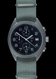 MWC NATO Pattern Stainless Steel Hybrid Military Pilots Chronograph with Sapphire Crystal