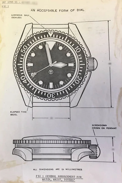 MWC 1970s Pattern Automatic Military Divers Watch with Chromed Case and Sapphire Crystal - Limited Edition of 250 Pieces