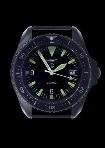 Latest MWC Quartz PVD Military Divers Watch with Sapphire Crystal and 10 Year Battery Life - NATO STOCK NUMBER NSN 6645-99-969-5589