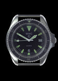 Current NATO Pattern Quartz Military Divers Watch with Ceramic Bezel Insert, Sapphire Crystal and 10 Year Battery Life - NATO STOCK NUMBER NSN 6645-99-157-3496