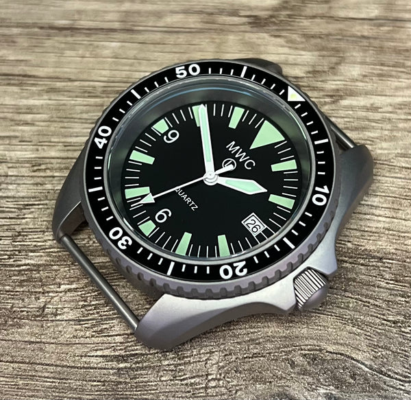 Current NATO Pattern Quartz Military Divers Watch with Ceramic Bezel Insert, Sapphire Crystal and 10 Year Battery Life - NATO STOCK NUMBER NSN 6645-99-157-3496