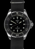 MWC 24 Jewel 1982 Pattern 300m Automatic Military Divers Watch with Sapphire Crystal on a NATO Webbing Strap (Date Version)