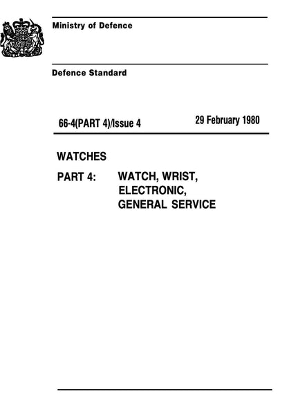 MWC W10 1970s Pattern (Unbranded Dial) 24 Jewel Automatic Military Watch with 100m Water Resistance