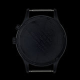 MWC G10EL Black PVD Steel General Service Watch with Desert Coloured Electroluminescent (EL) Backlit Dial