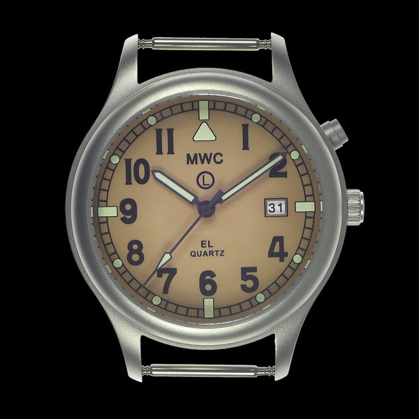 MWC G10EL General Service Watch with Sand Coloured Electroluminescent (EL) Backlit Dial