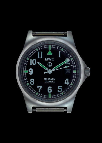 MWC G10 LM Stainless Steel Military Watch (Desert Strap) With Date Window