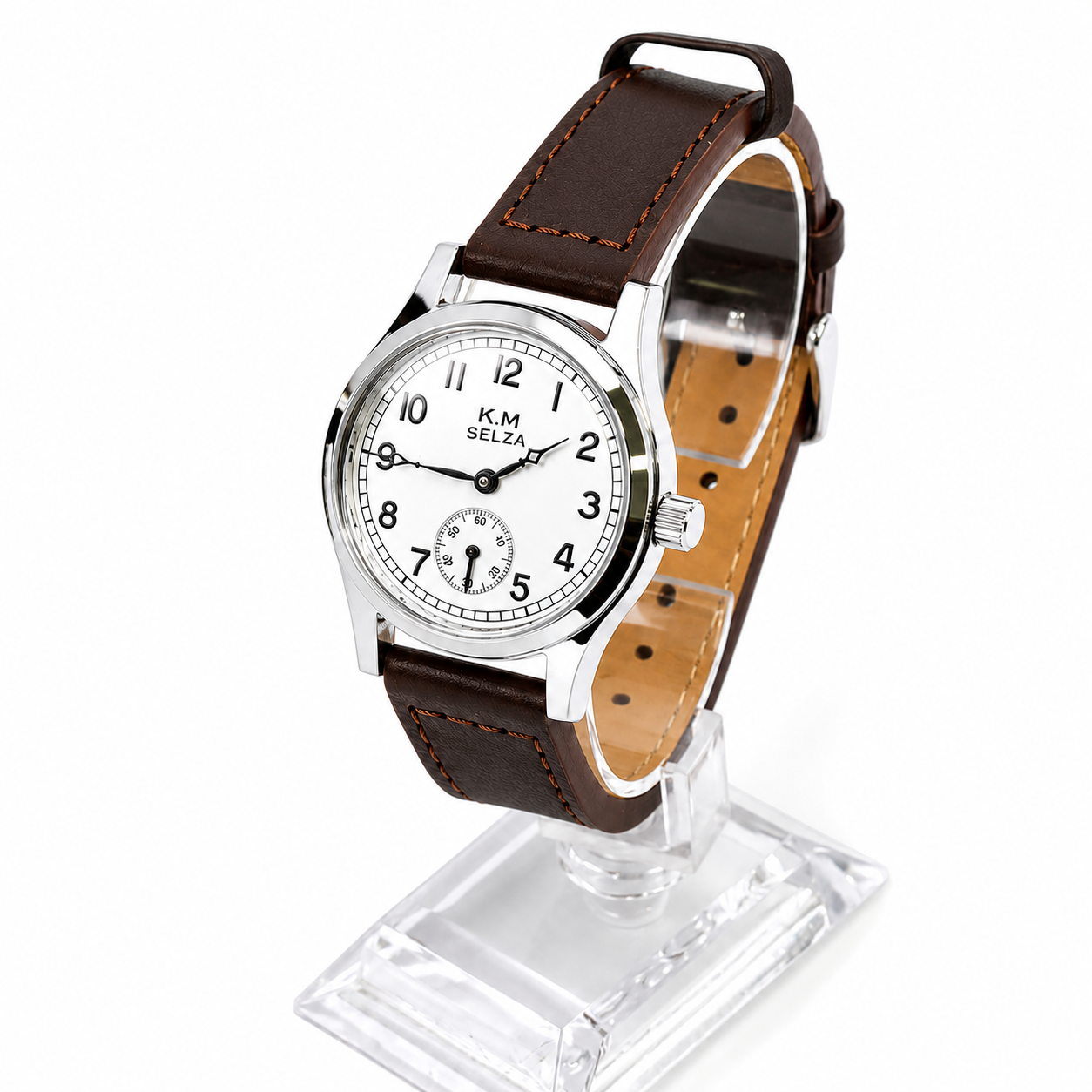 Reloj Selza Kriegsmarine (Marina alemana) patrón WW2 con movimiento mecánico automático de 21 rubíes