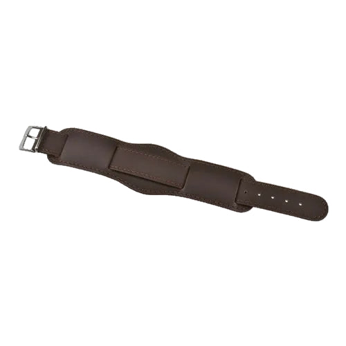 Brown 1950s Pattern 18mm Leather Military Watch Strap