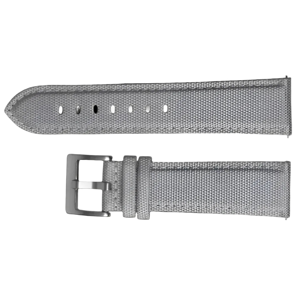 20mm Hellgraues Segeltuch CORDURA® Uhrenarmband
