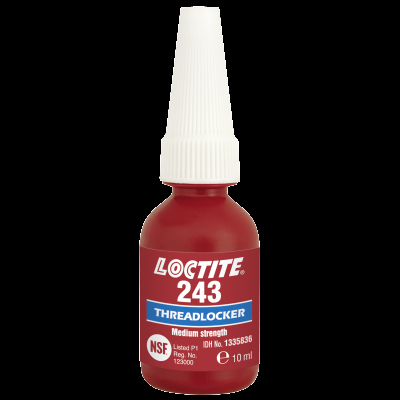 LOCTITE 243 o EVERBUILD GP fijador de roscas azul para asegurar pasadores y tornillos de pulsera