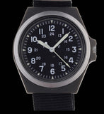 Replica MIL-W-46374C 1980s U.S pattern Military Watch  in Olive Drab on a Nylon Webbing Strap