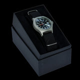 MWC GMT (Dual Time Zone) Water resistant Military Watch in Stainless Steel Case with Screw Crown