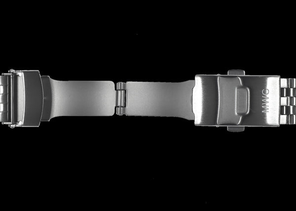 Stainless Steel 20mm Bracelet to fit MWC G10 Models with screw in Strap Bars