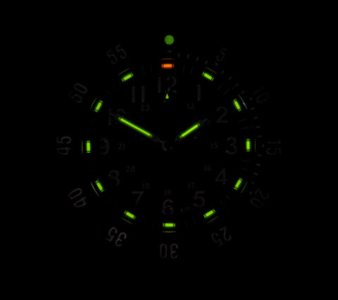 MWC P656 2025 Model PVD Tactical Series Watch with GTLS Tritium, Sapphire Crystal and Ten Year Battery Life (Non Date Version)