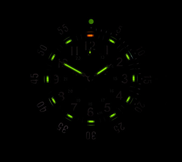 MWC P656 2025 Model PVD Tactical Series Watch with GTLS Tritium, Sapphire Crystal and Ten Year Battery Life