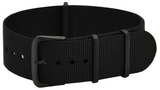 20mm Black PVD NATO Military Watch Strap