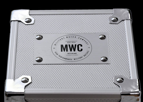 MWC Protective Travel Watch Box with Logo