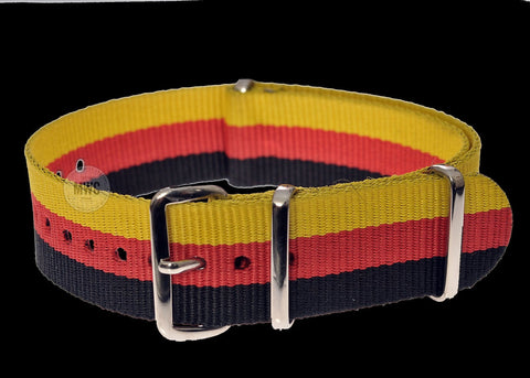 20mm German "Bund" NATO Military Watch Strap