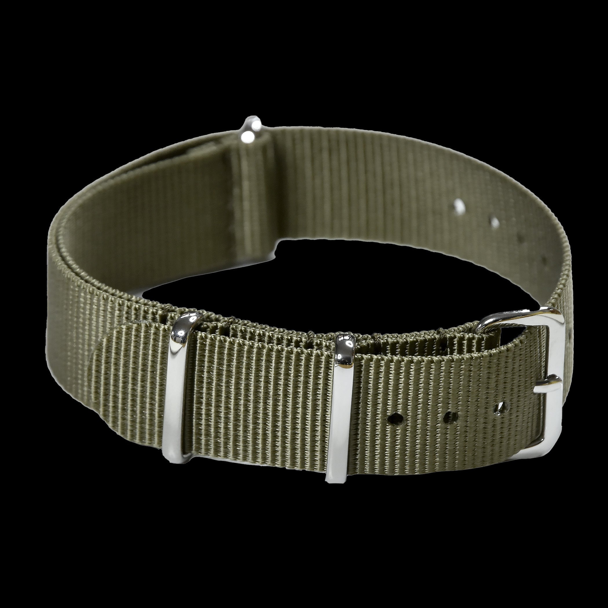 18mm Grünes NATO Militär-Uhrenarmband