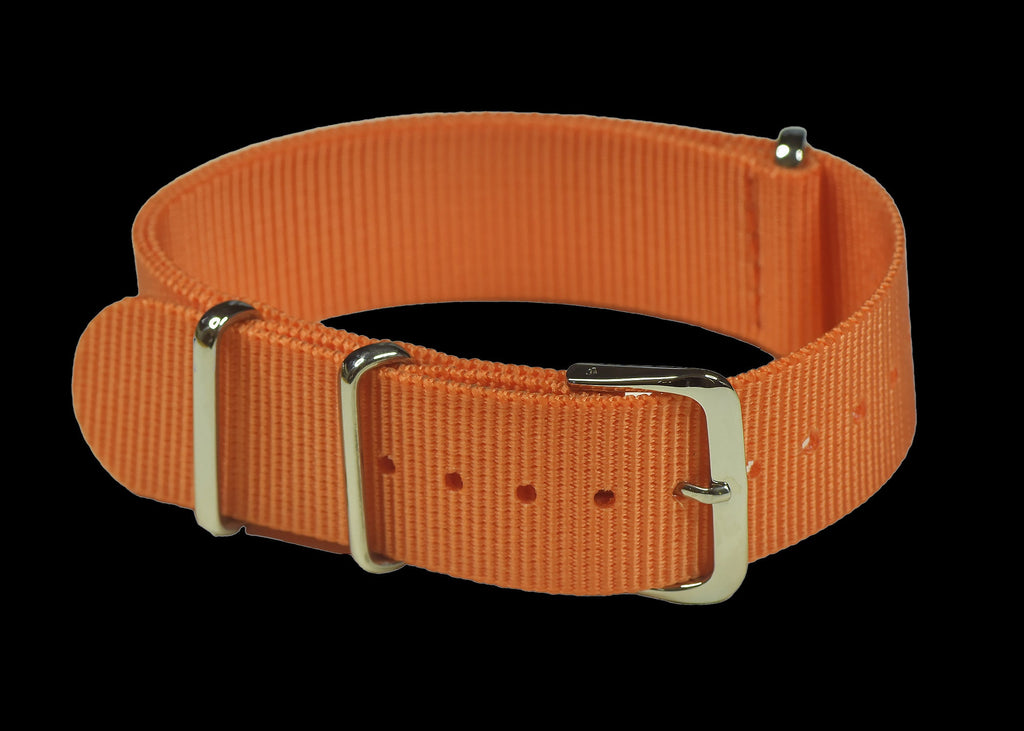 20mm Orange SAR (Non Fluorescent Variant) NATO Military Watch Strap