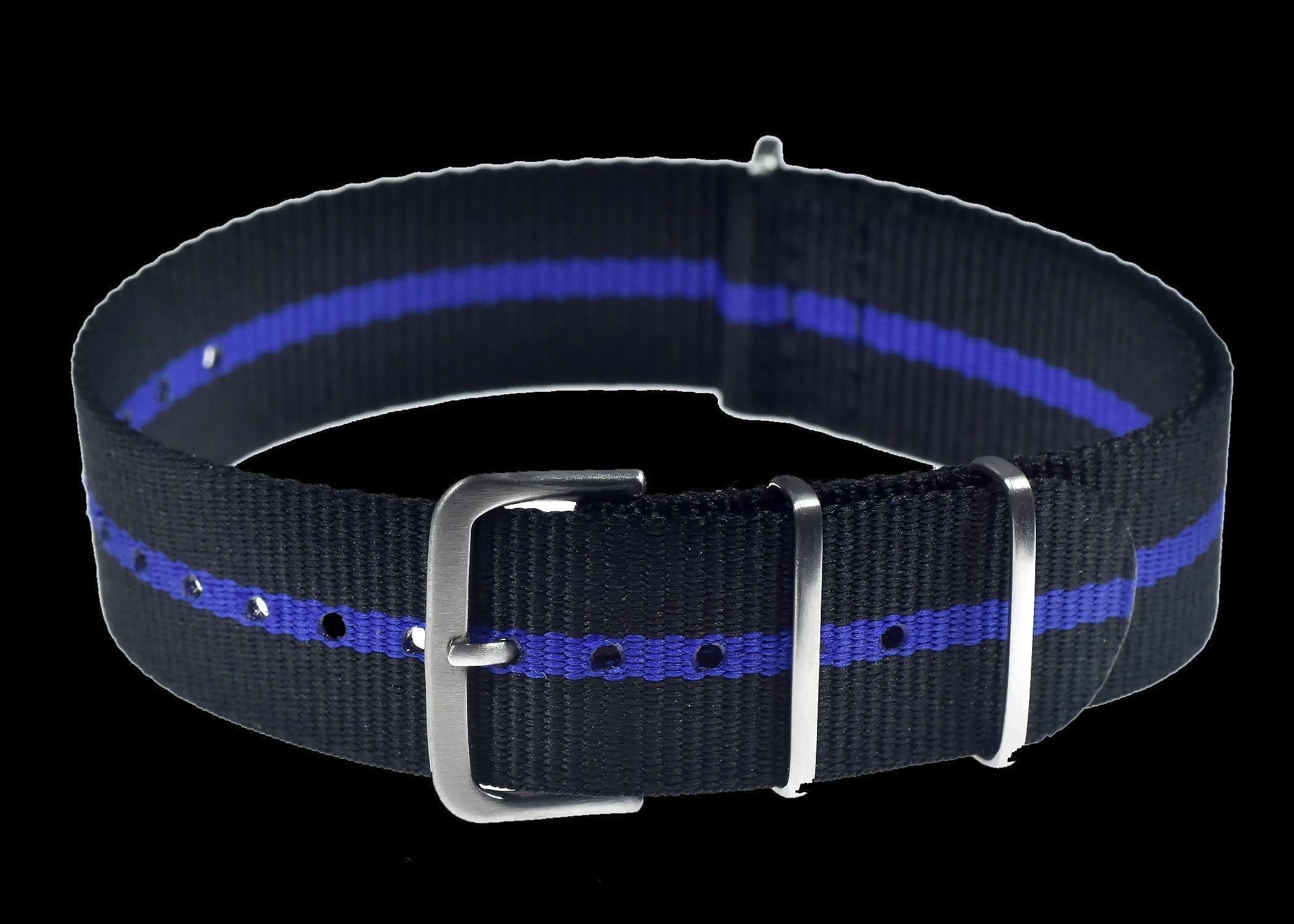 18mm "Thin Blue Line" Polizei-Muster aus ballistischem Nylon